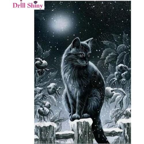 Full drill ,DIY,Diamond Painting 5D,cat,animal,Needlework,Diamond Embroidery,Cross Stitch,Round Rhinestone,Home Decoration,Art