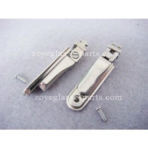 Spring hinge for acetate and bamboo eyeglass frame 3.8mm spring screw on glue on high nickel with screws TSH-08 ship in 2 days
