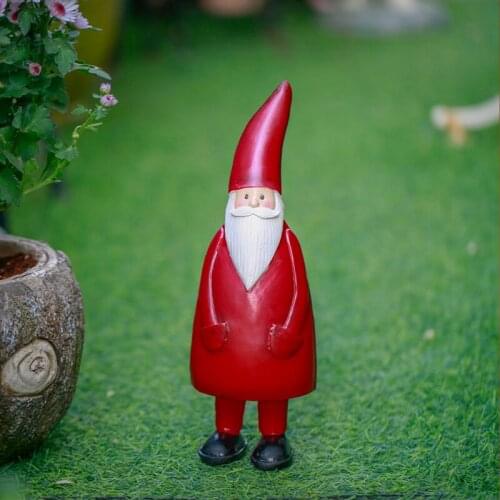 Nordic Santa Claus Garden Decoration Outdoor Resin Cute Small Elf Gardening Courtyard Balcony Decorations Christmas Present