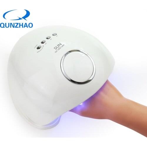 48W UV LED Nail lamp Smart Sensor 24 LEDs Nail Dryer for All Gels Polish with 10s/30s/60s Button Perfect Thumb Solution