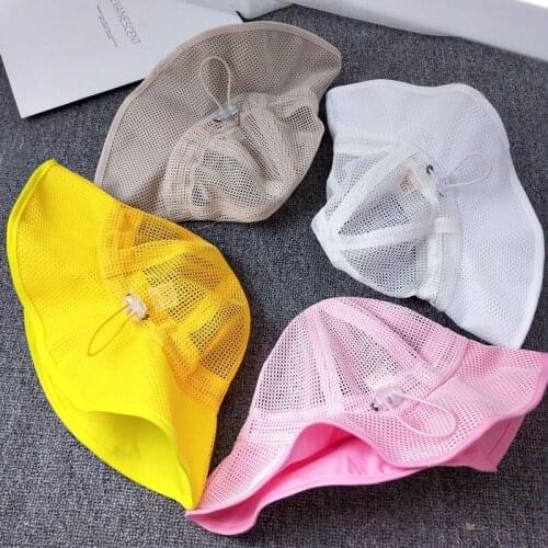 Baby Hat Spring Summer mesh breathble toddler Baby Fisherman Hat Grid Child Sun Hat Boy Girl Sun mesh caps sunshade 4colors