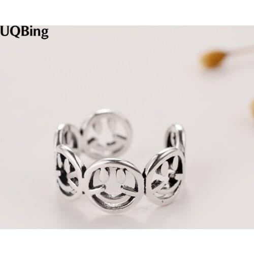 Free Shipping 925 Silver Sterling Retro Ring For Women Jewelry Finger Ring For Party Birthday Gift