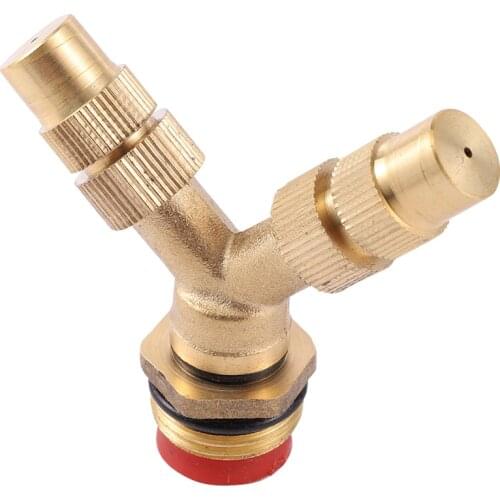 1/2" Male thread Y Shaped High Atomizing Nozzle Garden Landscaping Dust Removal Sprayer Agricultural Sprinkler Irrigation Nozzle