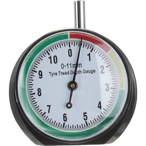 1pc Car Tire Tire Tread Depth Gauge Wheel Dimension Measurement For Auto Truck Motorcycle Vehicle Tool Parts