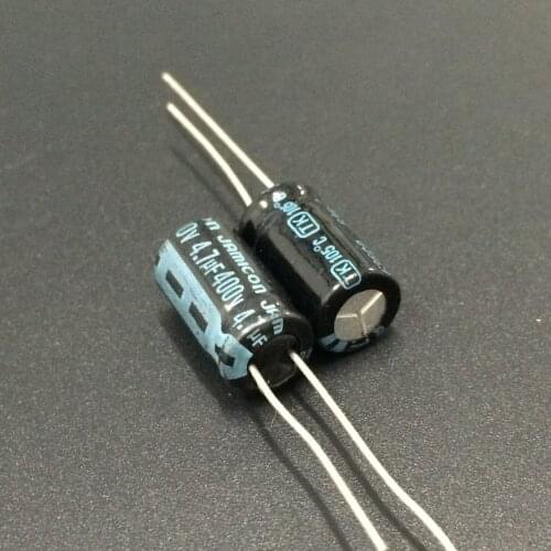 10pcs/100pcs 4.7uF 400V4.7UF JAMICON TK Series 8x16mm High Quality Original 400V4.7uF Aluminum Electrolytic capacitor
