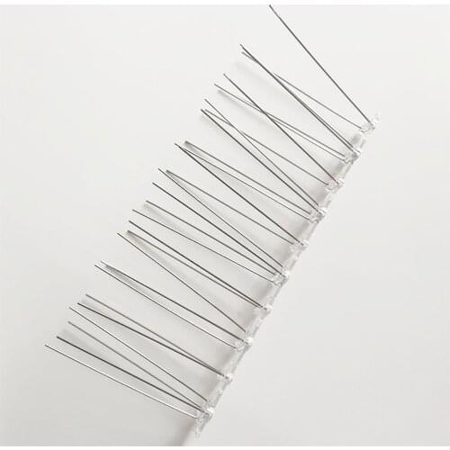 10Pcs Metal Anti-bird Thorn 25cm Wall Fence Spikes Cat Animal Repellent Plastic Anti Theft Deterrent for Garden Fences Invader