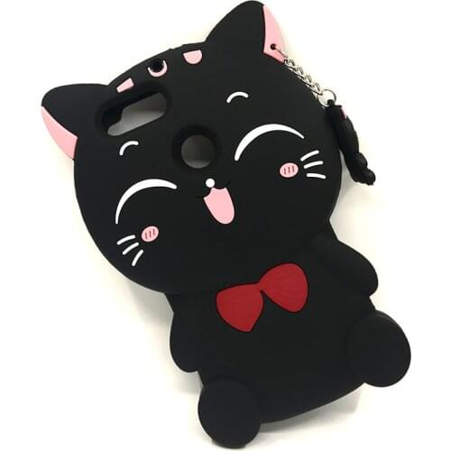 3D Cartoon Unicorn Cat Case For Huawei P20 P10 P9 Lite 2017 P8 Lite Y5 Y6 Prime Y7 2018 P Smart 2019 Cute Soft Phone Cover