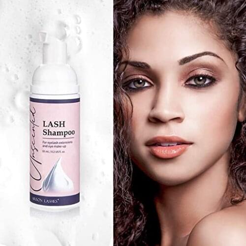 60ml Eyelash Cleaner Foam Shampoo Pump Press Design lash lift Eyelash Cleaner Foam Cleaner Eyelash Extension Lash Shampoo Kit