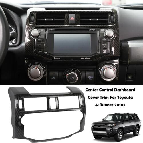 Car Central Control Navigation GPS Frame Trim Cover For Toyota 4-Runner 2010+ 1x