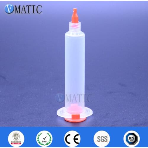 Free Shipping 500 Sets 30cc/ml Luer Lock Tip Dispensing Transparent Dispenser Syringe Barrel