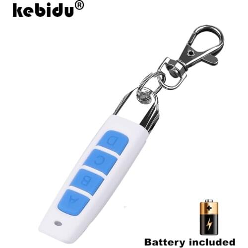 Kebidu 5 Colors ABCD Wireless RF Remote Control 433 MHz For Electric Gate Garage Door Remote Control Key Fob Controller