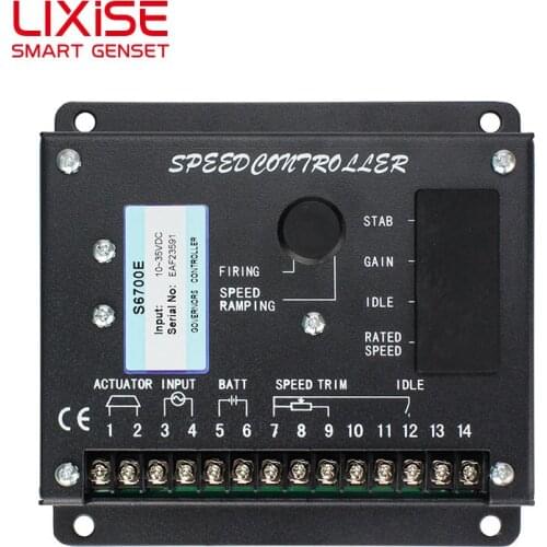LIXiSE diesel generator engine speed control S6700E