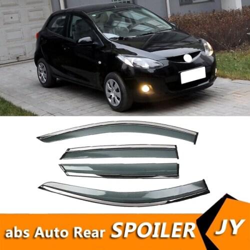 For Mazda2 2007-2011 Window Visor Vent Shades Sun Rain Deflector Guard For Mazda2 Auto Accessories 4PCS/SET
