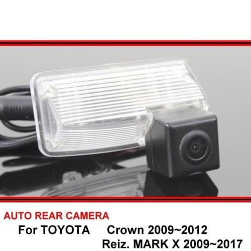 For TOYOTA Reiz Mark X Crown 2009~2017 Car Rearview Parking Waterproof Reverse Backup Rear View Camera HD CCD Night Vision