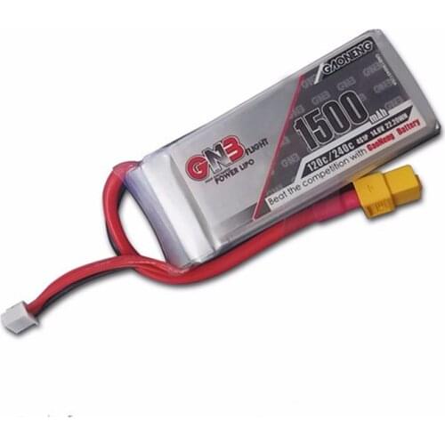 Gaoneng GNB 14.8V 1500mAh 4S 120C/240C Lipo Battery For FPV Racing Drone Rechargeable Lipo Battery