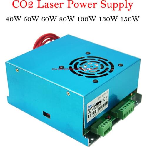 CO2 Laser Power Source Supply Supplier for CO2 3020 3040 6040 Laser Engraving Cutting Machine 40W 50W 60W 80W 100W 130W 150W