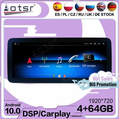 128G Carplay Multimedia Stereo Android 10 For Mercede Benz GLC-Class X253 V-Class W446 2019 2020 Audio Radio Receiver Head Unit