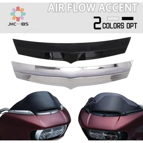 Motorcycle Windshield Fairing Air Vent Flow Trim Accent Cover For Harley Davidson Road Glides FLTRU FLTRX Road Glide Custom