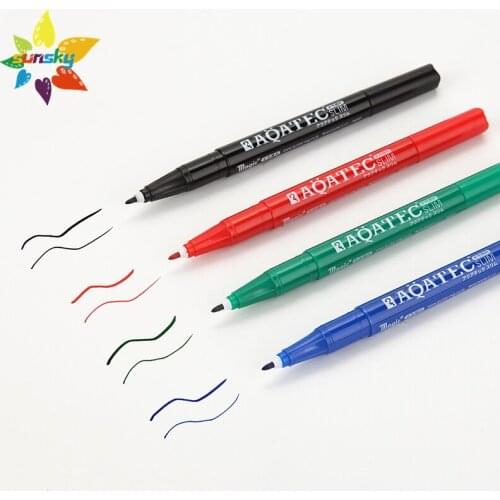 Original Nakabayashi Hook pen 0.5/1.0mm Water based Duble head marking pen Thin head marker Student painting art supplies