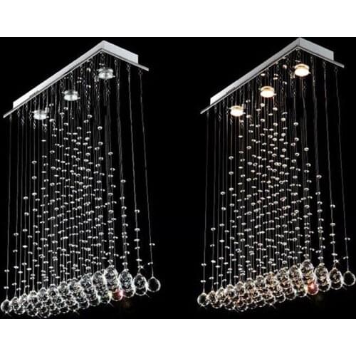 Pyramid Crystal Restaurant Light Partition Lights Restaurant lamp Hanging Line Crystal Lighting Crystal Bar modern LED Light