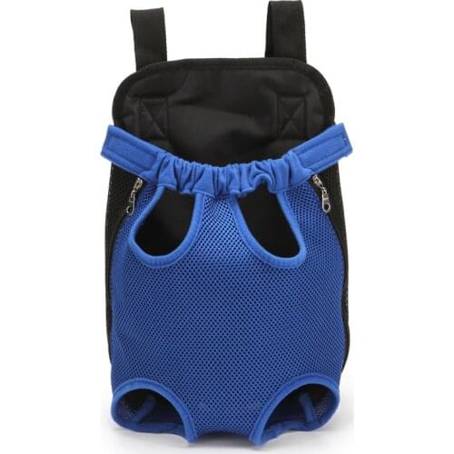 Luxury Pet Prodcuts Portable Outdoor Cat Dog Pet Double Shoulder Breathable Mesh Bag Backpack Puppy Travel Carrier for Small Dog