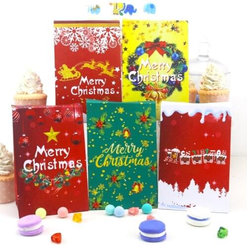 Christmas Gift Bags Favor Boxes Candy Wrapping Christmas Party Supplies Christmas party decoration For Kids Decor Snowflake