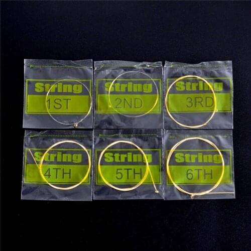 Acoustic/Electric Guitar String 6 pcs/ Set For Guitarra Bass Parts and Accessories