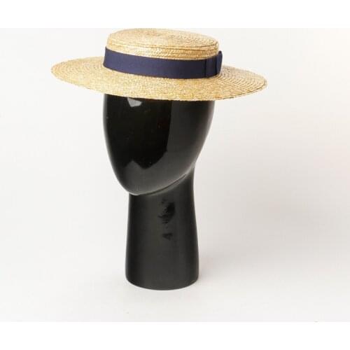 01904-hh7355 handmade straw school Graduate student fedoras hat men women leisure cap