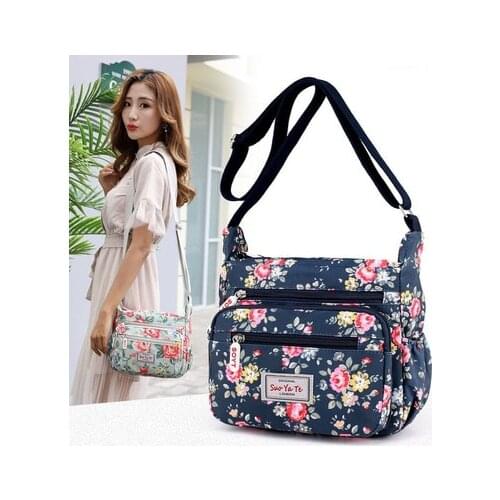 Womens printing Messenger Bags Ladies Nylon Handbag Travel Casual Original Bag Shoulder Female Large Capacity Crossbody Bag