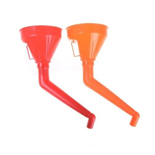 Universal Car Motorcycle Truck Pour Oil Tool Petrol Diesel Kerosene Plastic Filling Funnel With Soft Pipe Spout