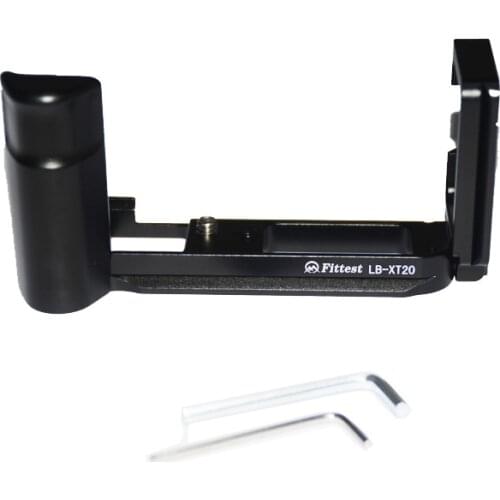 Fittest Brand Vertical L Type Bracket Tripod Quick Release Plate Base Grip Handle For Fujifilm XT20 XT10 Fuji XT-10 XT-20