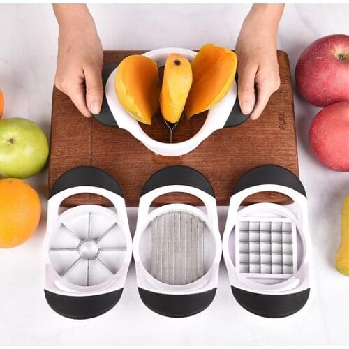 1PC vegetable cutter Mango Splitters Large Maling Potato food chopper Large size stainless steel Fruit cutter Multifunction