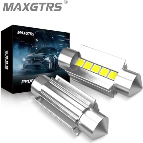 2x High Quality 3030 Chips C5W C10W LED 31/36/39/41mm Canbus Car Festoon Light Interior Dome Lamp Reading Bulb White 12V