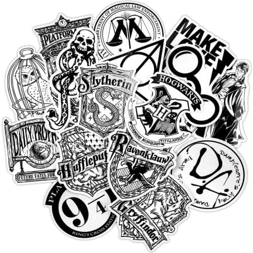 24pcs/30pcs/50pcs Harries Waterproof Trolley Suitcase Notebook Bike Potter Electric Car Guitar Skateboard Graffiti Sticker Toy