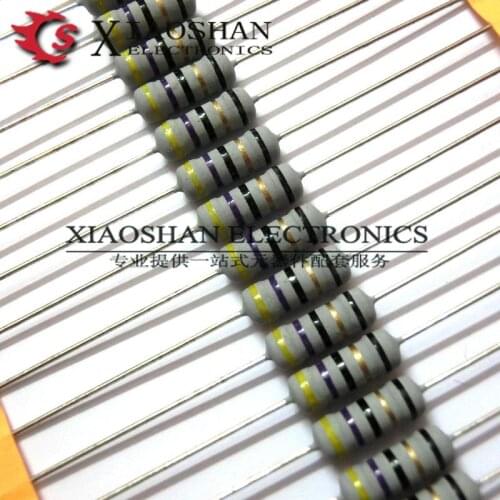 50pcs/Wire wound Insurance resistor 2WS Small volume 47R 47 Europe 5% Precision 47&Omega