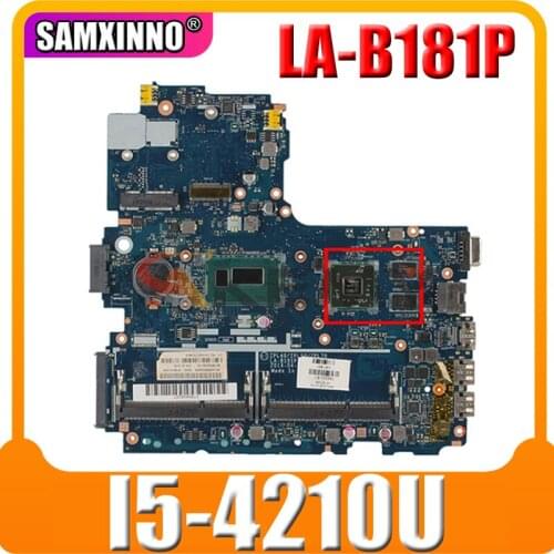 AKemy Laptop motherboard For HP Probook 440 G2 450 G2 Core I5-4210U Mainboard LA-B181P 776581-001 776581-601 SR1EF 216-0858030
