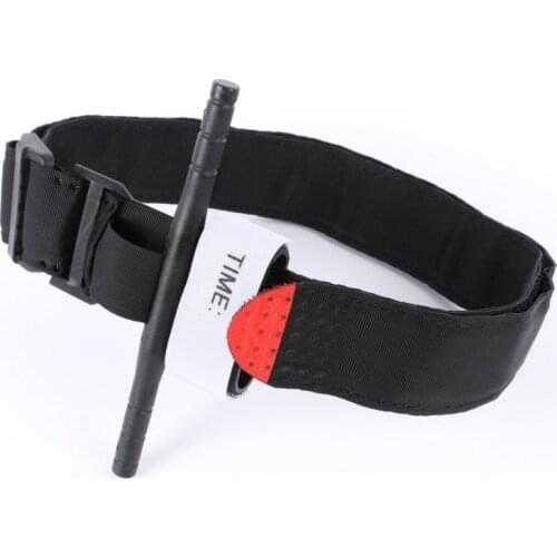 Emergency Rescue Tourniquet Outdoor Tactical First Aid Medical Military for Hiking Exploration & Emergency Quick Release Buckle