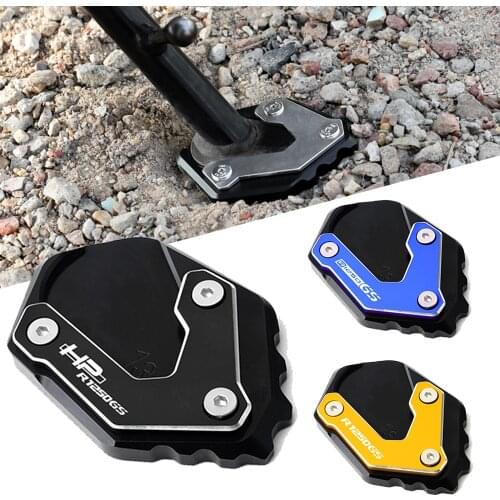 CNC Kickstand Side Stand Vergroter Plaat Extension Pad For BMW R1250GS R 1250 GS HP R1250 GS Adv. Adventure low suspension CNC