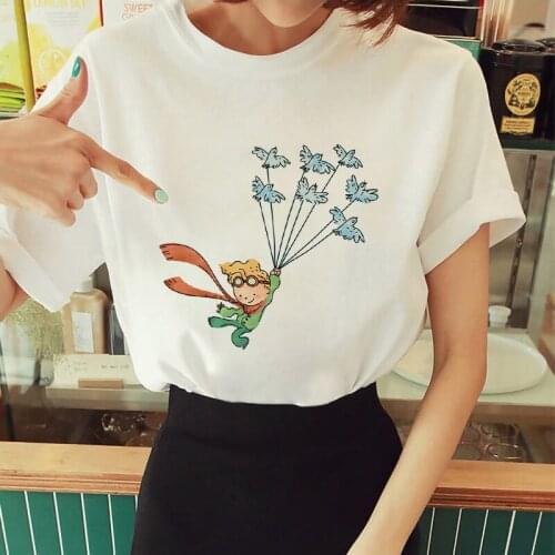 T-shirt womens clothing jacket cartoon T-shirt retro Kawaii T-shirt Harajuku white top womens summer 2021 ROPA Aesthetics
