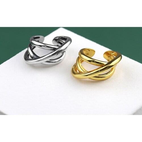 Hot Original European and American popular Winding ring 925 silver vintage ring for women Party & birthday DIY fine jewelry gift