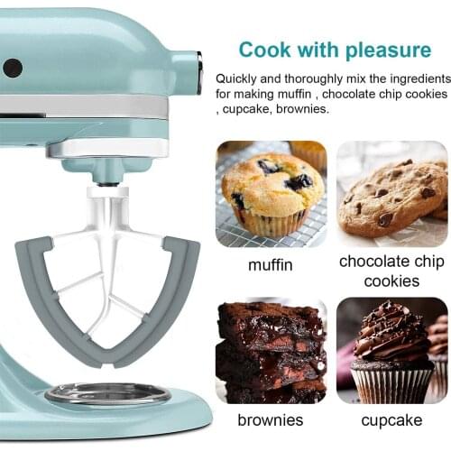 Flex Edge Beater with Scraper Kitchen Aid Mixer Accessory for Tilt-Head Mixers 4.5-5QT Kitchen Accessory for Chef 2020 New