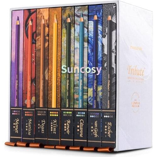 Marco MASTERS COLLECTION 80 Colors Professional Fine Artist Oil Color Pencil Set, Drawing Colored Pencils, Artist Art Supplies