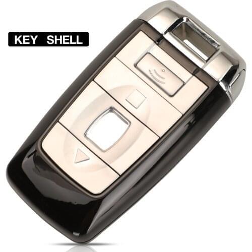 Kutery 4 Buttons For Rolls Royce Phantom Style Smart Remote Control Car Key Shell Case Fob With Uncut Blank Blade Replacement