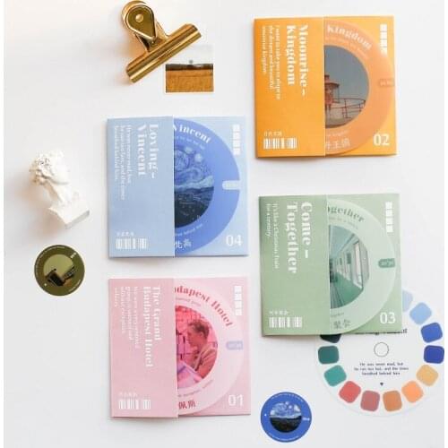 22pcs/Bag Vintage Train travel color painting PVC sticker decoration stickers DIY diary scrapbooking label sticker