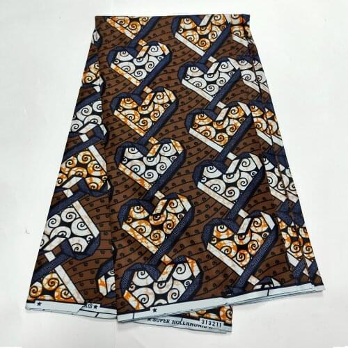 Real Wax Original Ankara Wax Prints Cotton Fabrics By The Meter 100%Veritable Soft99 Nigerian Sewing Material For Dress SP-ER