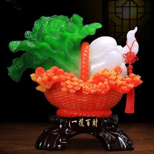 Jade cabbage decorations moved to a new home