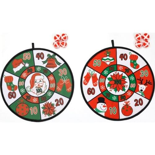 Christmas Darts Game Throwing Dart Game Christmas Gift for Kids Xmas Ornaments 2022 Navidad Kerst Noel Natale New Year Gift