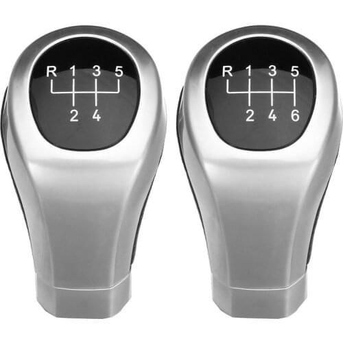 5 6 Speed Gear Shift Knob Shifter Lever Knob Head For BMW 1 3 series E81 E87 E88 E82 E90 E91 E92 E93