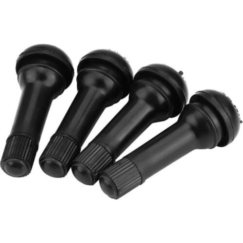 Cars Tire Valve Caps Covers Black Rubber Tr414 Snap-in Tubeless Car Motorcycle Bicycle Stem Wholesale Accessories