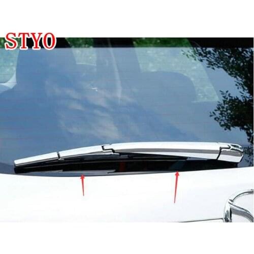 STYO Car ABS Chrome Rear Window Wiper Noozle Cover Trim For Mazda1 CX-5 CX5 2017 2018